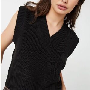 Ardene Black Sleeveless Knit Sweater